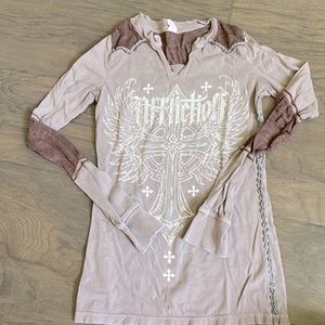 Affliction small long sleeve